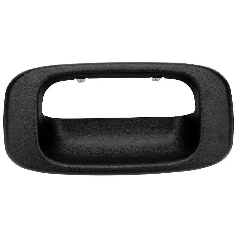 IRONTEK Black Tailgate Handle Bezel Replacement Compatible for Chevrolet 99-07 Silverado 1500/ Silverado 2500, for GMC 99-07 Sierra 1500/ Sierra 2500 Tailgate Handle Bezel - Image 1